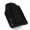 Deep Black Microfiber Suede