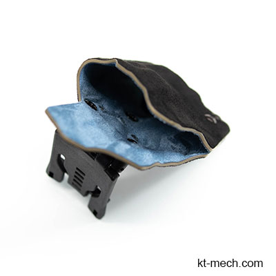Deep Black Microfiber Suede